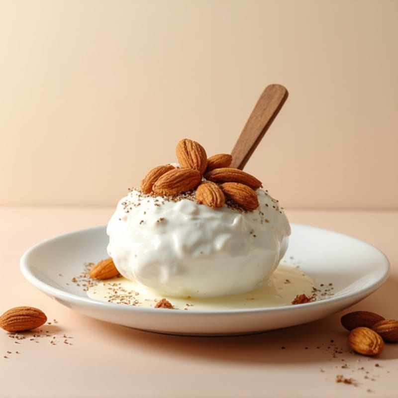 Greek Yogurt with Protein Powder and Cinnamon Almonds