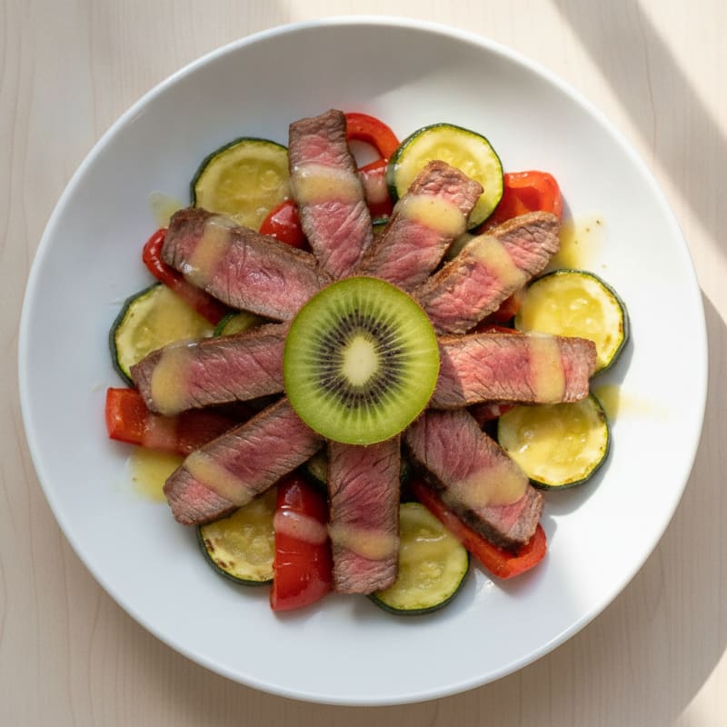 Lean Beef and Roasted Vegetable Salad with Citrus Vinaigrette