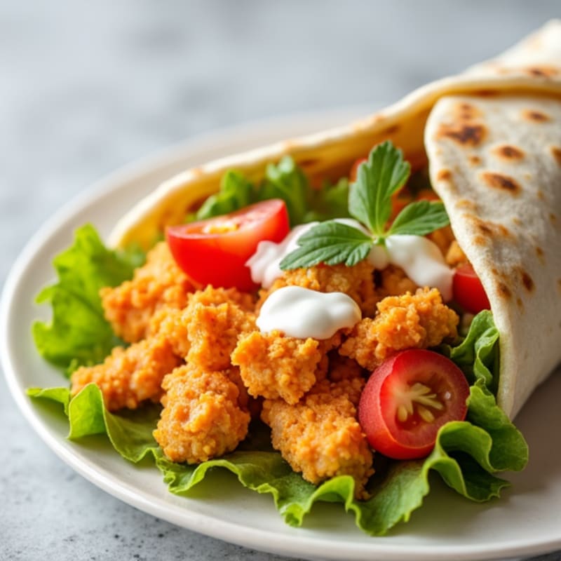Crispy Buffalo Ranch Chicken Wrap