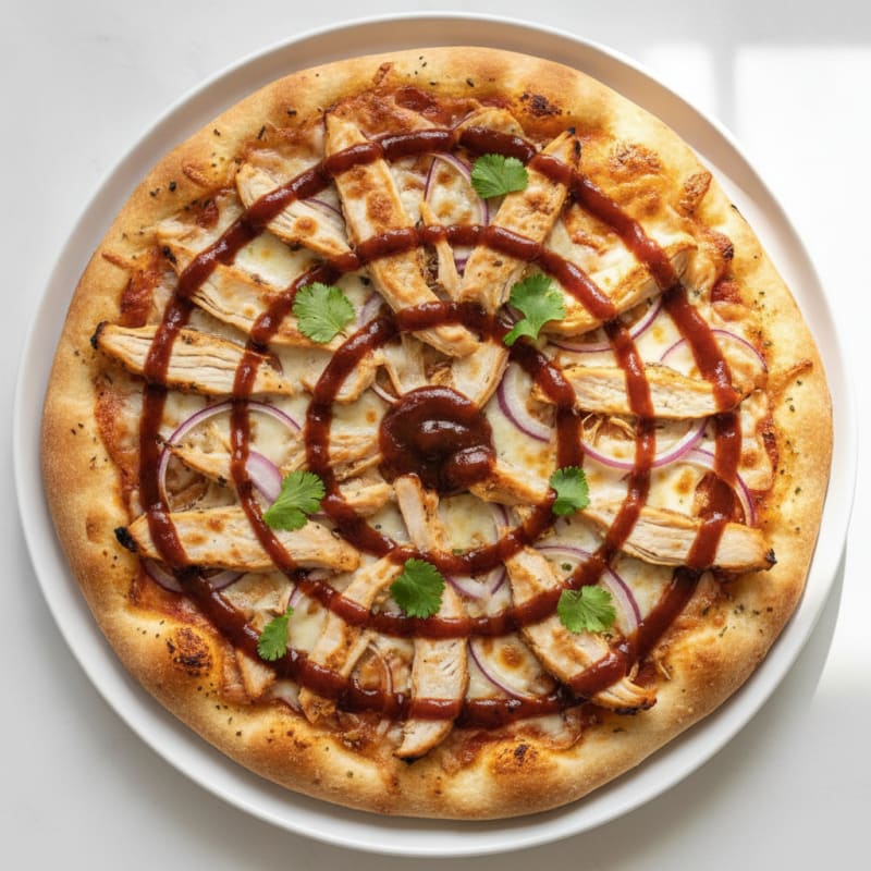 High-Protein BBQ Chicken Pizza