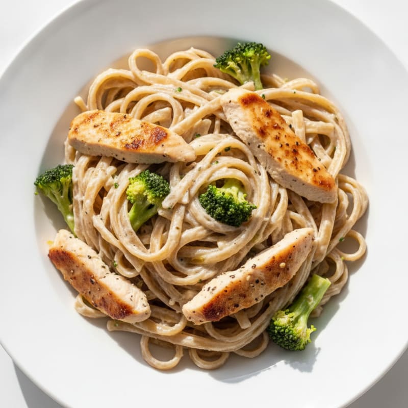 Chicken Alfredo with Fettuccine