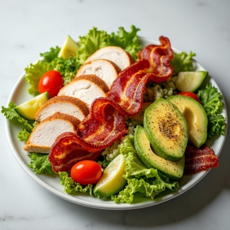 Turkey and Crispy Bacon Club Salad