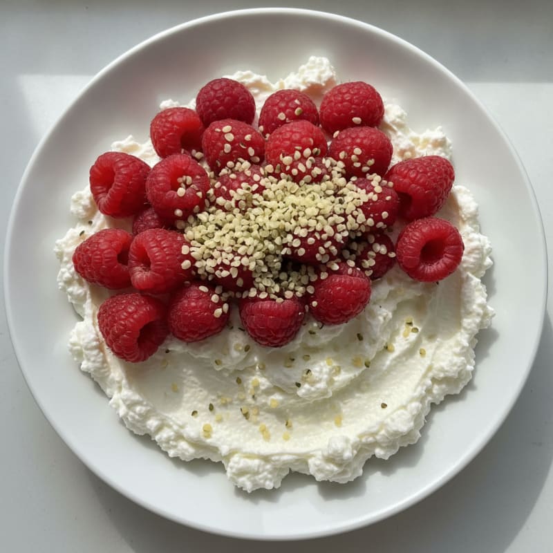 Creamy Cottage Cheese and Protein Berry Parfait