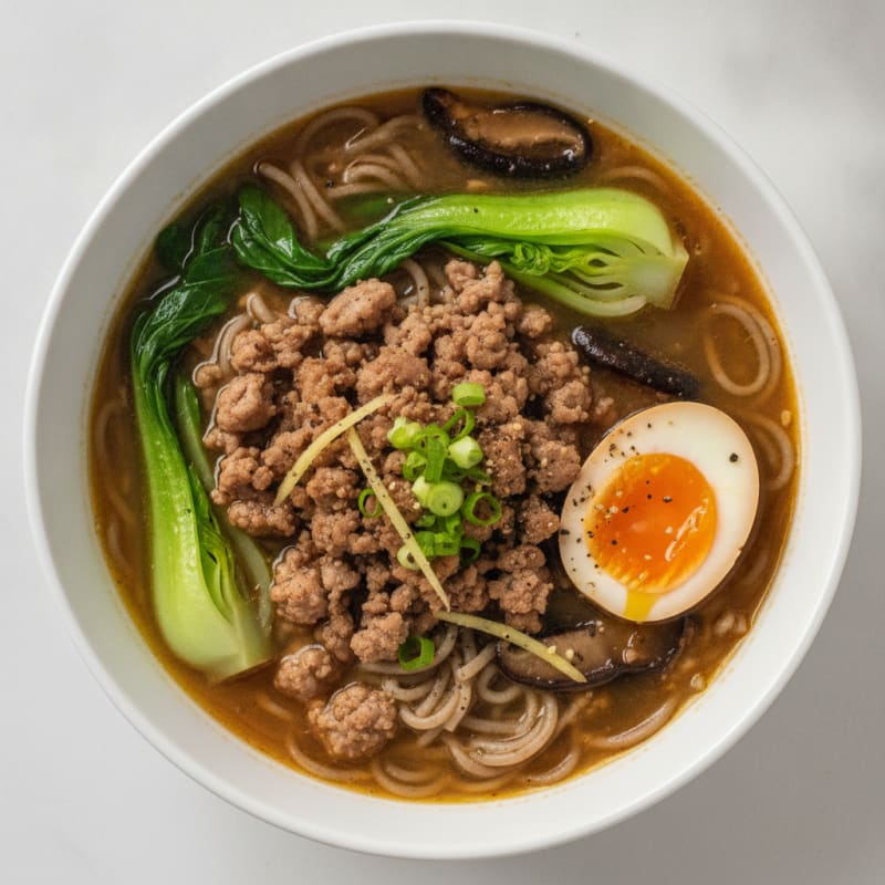 Savory Pork Ramen Bowl