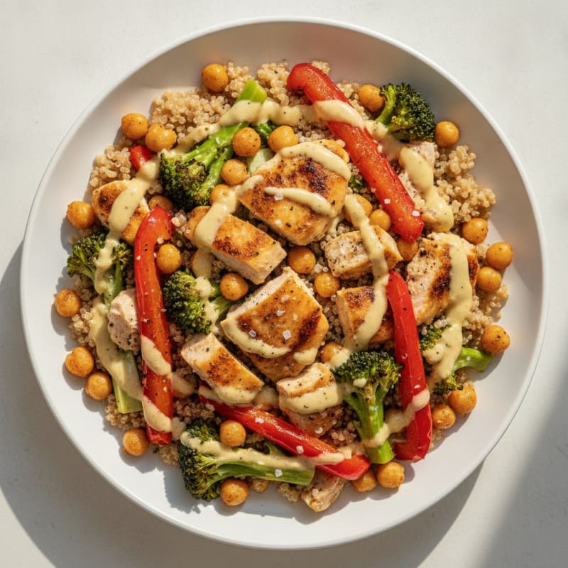Quinoa Power Bowl with Roasted Vegetables