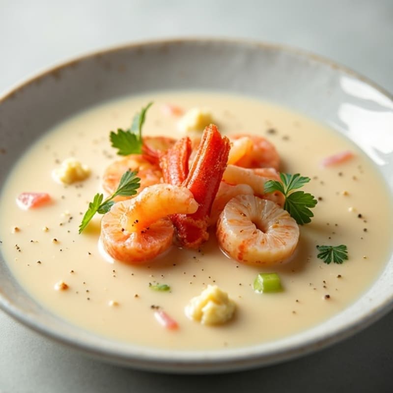 Healthy Creamy Lobster Bisque