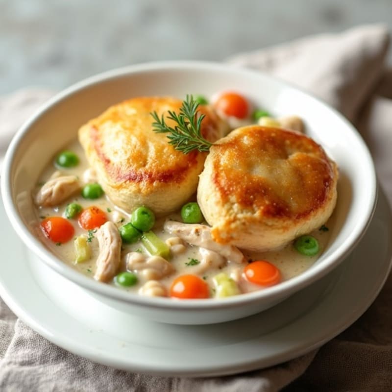 Creamy Chicken and Vegetable Pot Pie