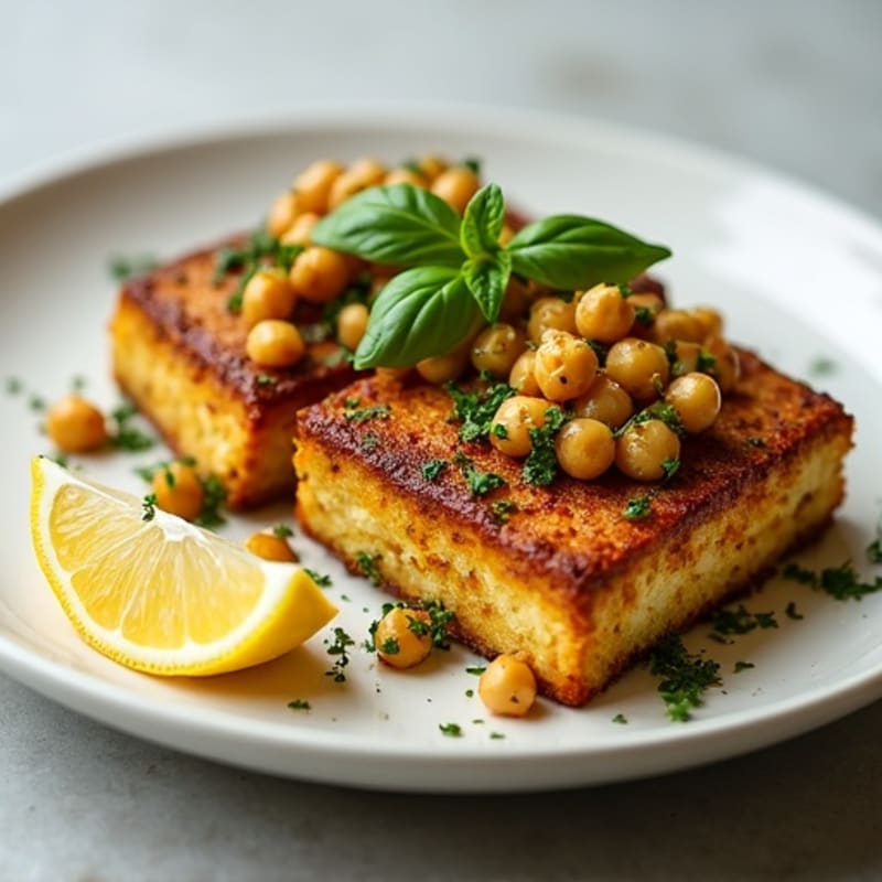 Herb-Crusted Pan Seared Tofu Steaks