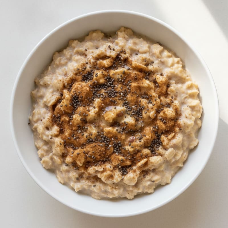 Almond Milk Chia Flax Oatmeal