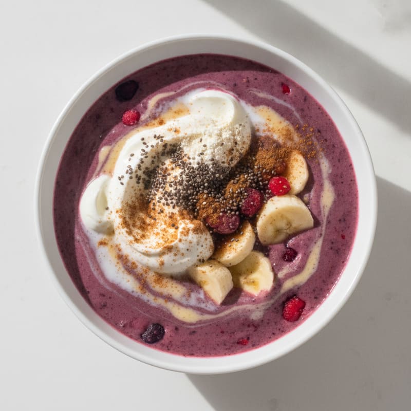 Banana Berry Protein Smoothie
