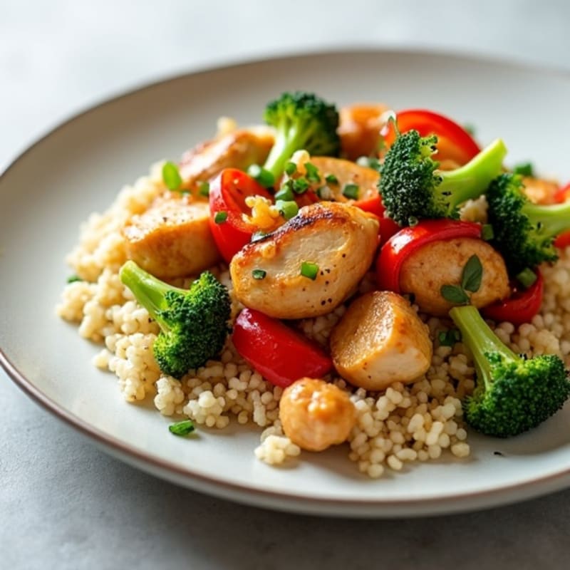 Cauliflower Rice Chicken Stir-Fry