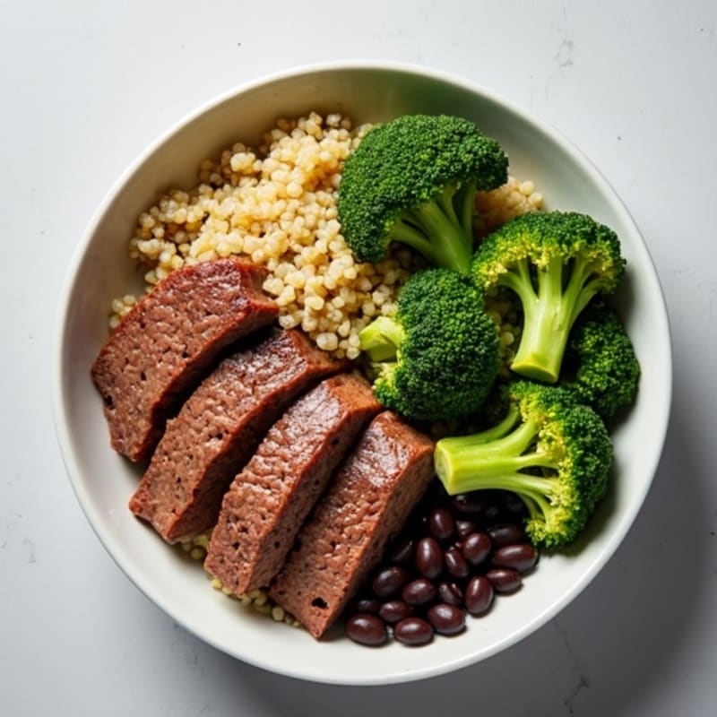 Seasoned Ground Beef Bowl with Special Sauce