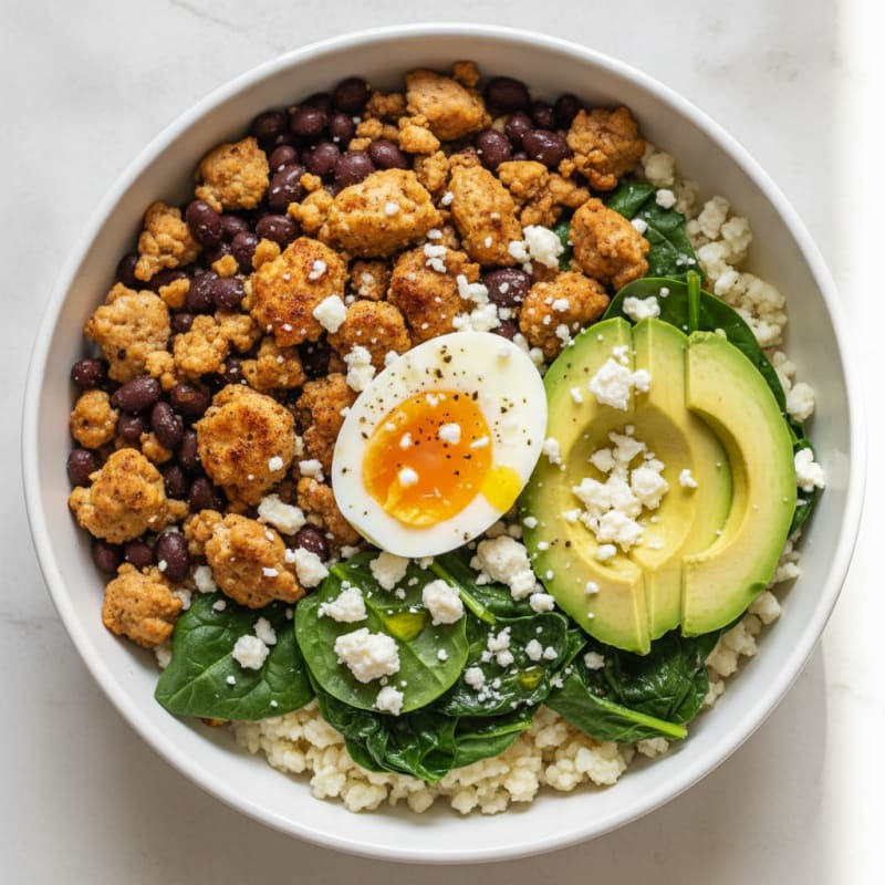 Savory Breakfast Protein Bowl