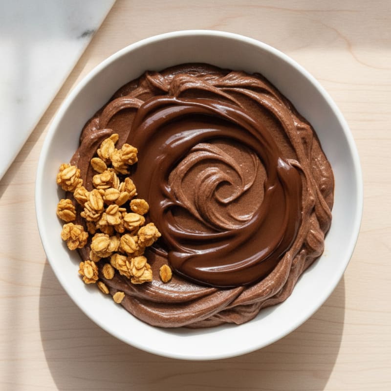 Silky Chocolate Protein Pudding with Greek Yogurt