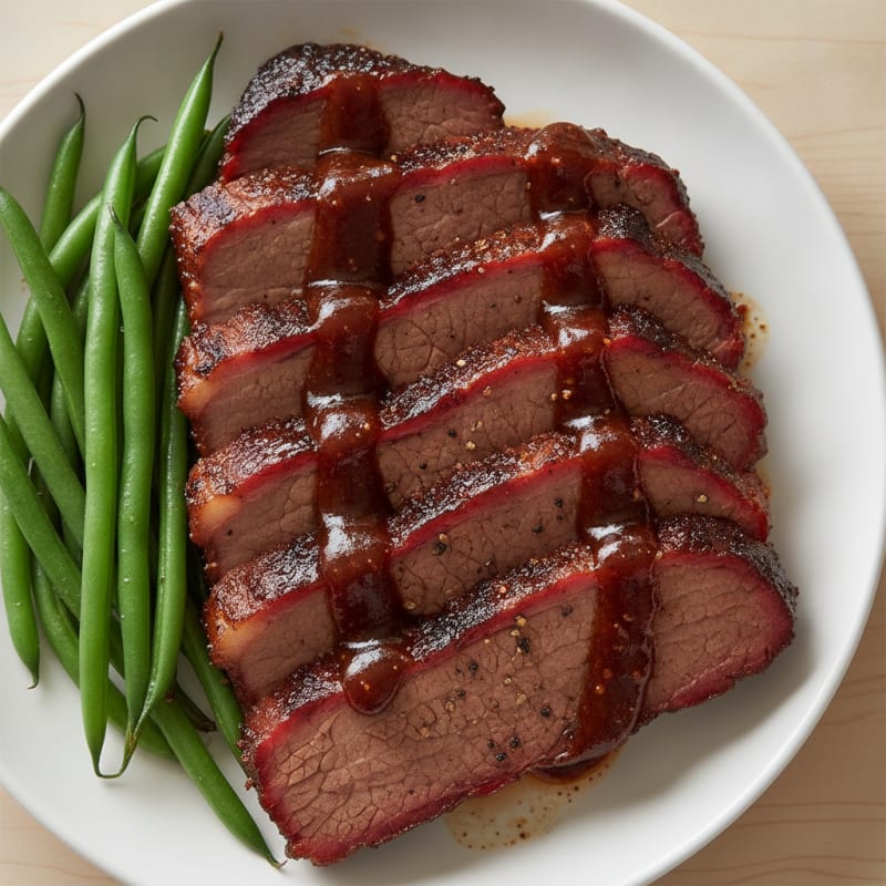 Smoky Texas Brisket with BBQ Glaze