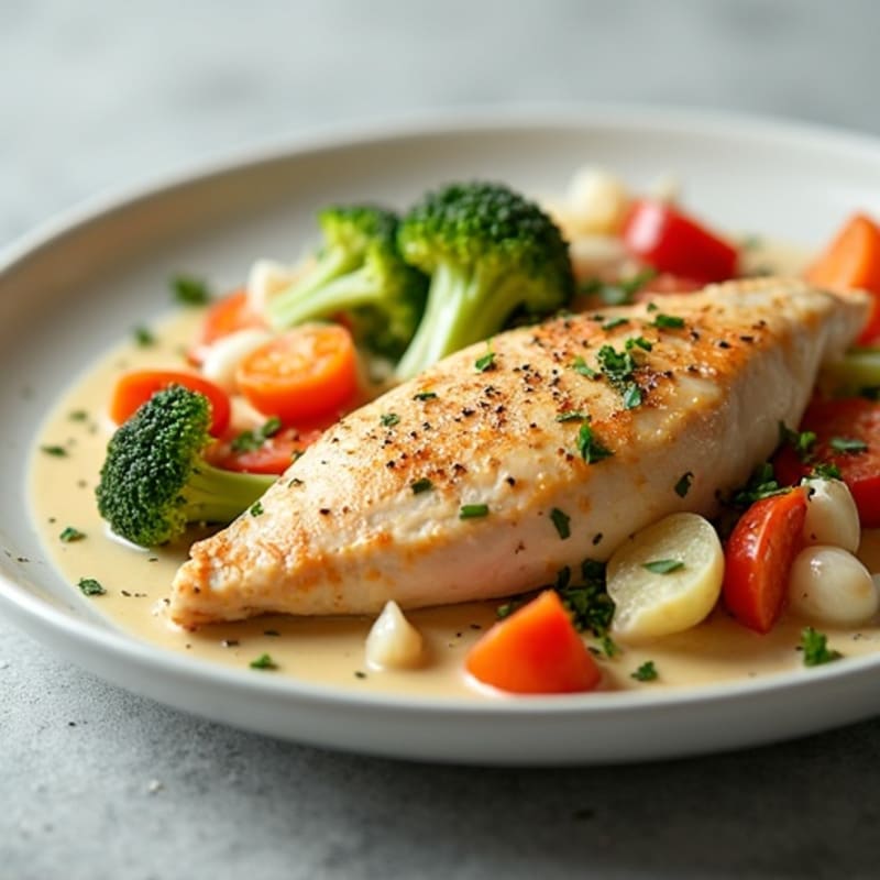 Creamy Chicken and Vegetable Bake