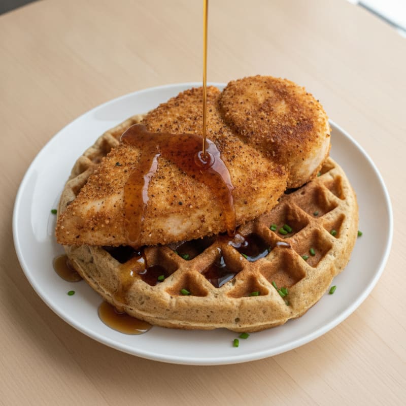 Golden Chicken & Waffles