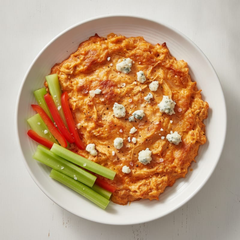 Buffalo Chicken Baked Dip