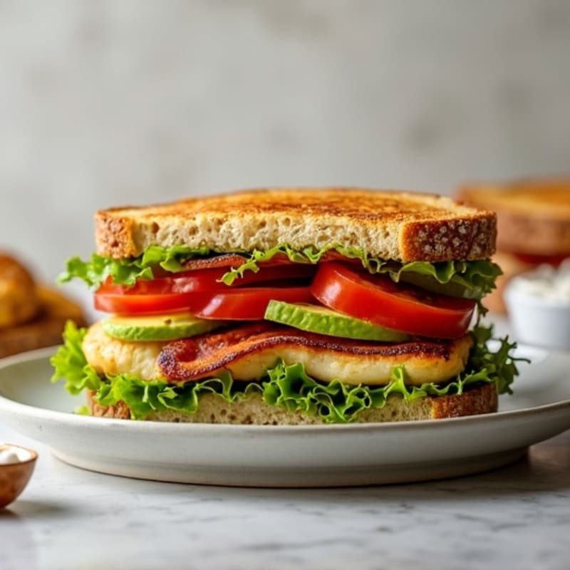 Grilled Chicken BLT Sandwich with Creamy Avocado