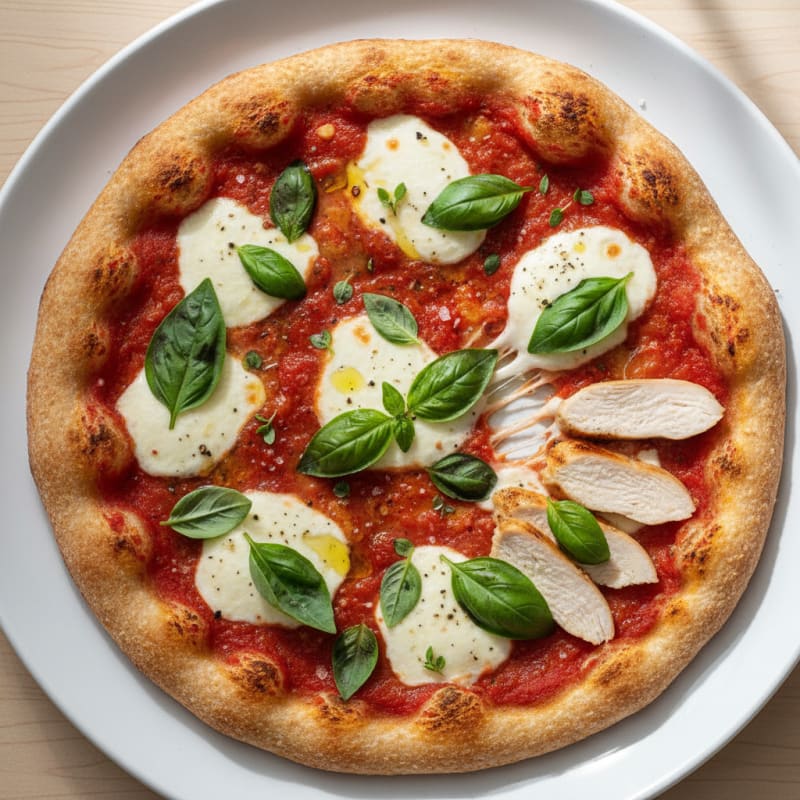 Classic Margherita Pizza with Fresh Basil