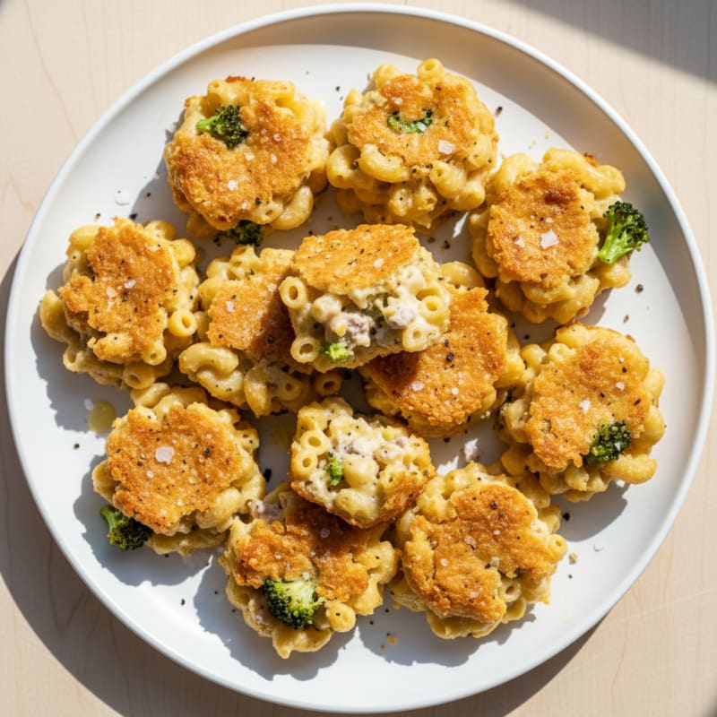 Crispy Golden Mac and Cheese Bites