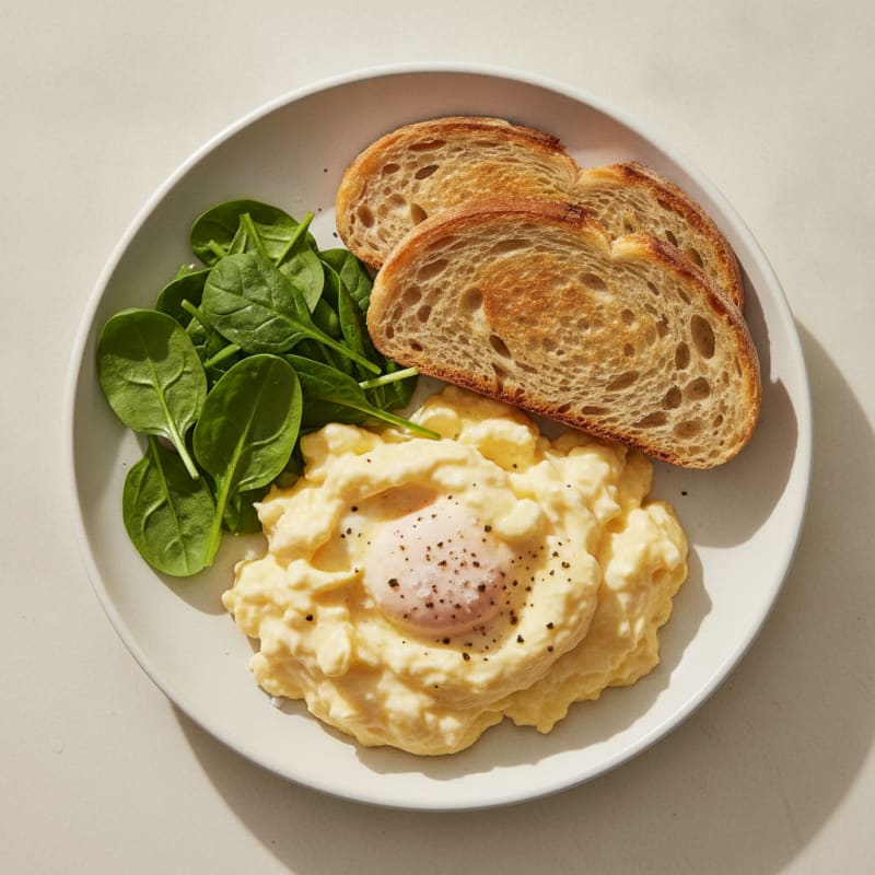 Classic Fluffy Scrambled Eggs
