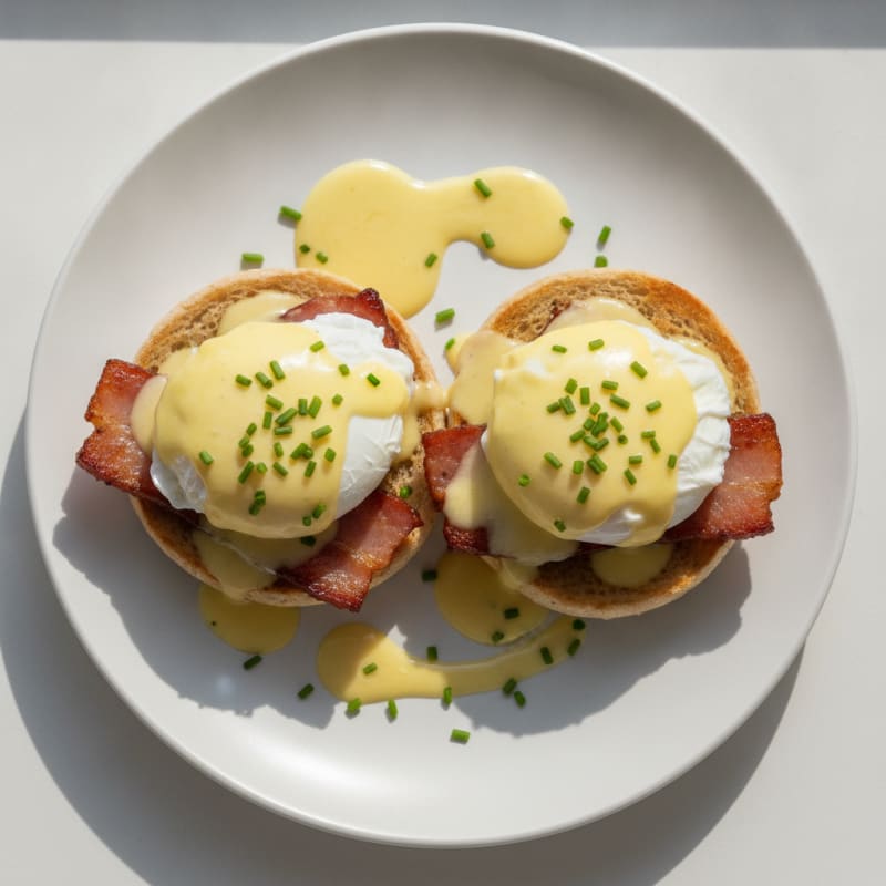 Classic Eggs Benedict with Hollandaise