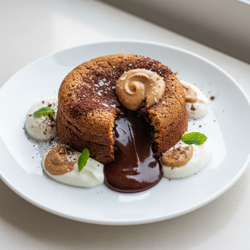 Silky Dark Chocolate Lava Cake