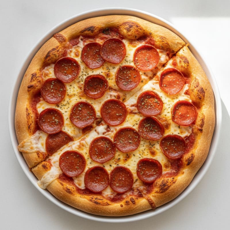Stuffed Crust Pepperoni Pizza