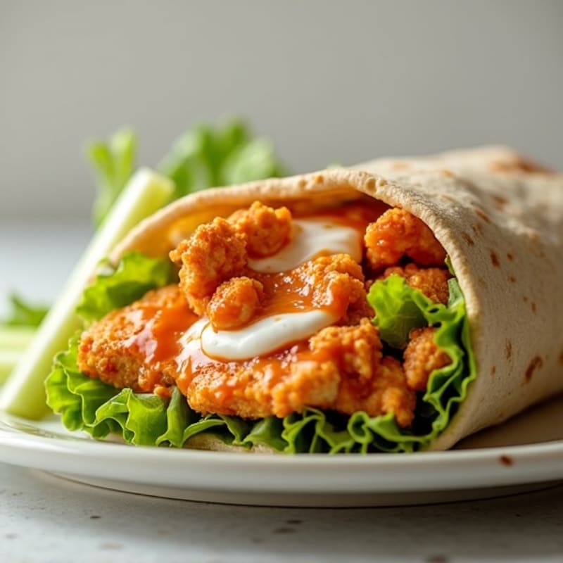Crispy Buffalo Ranch Chicken Wrap