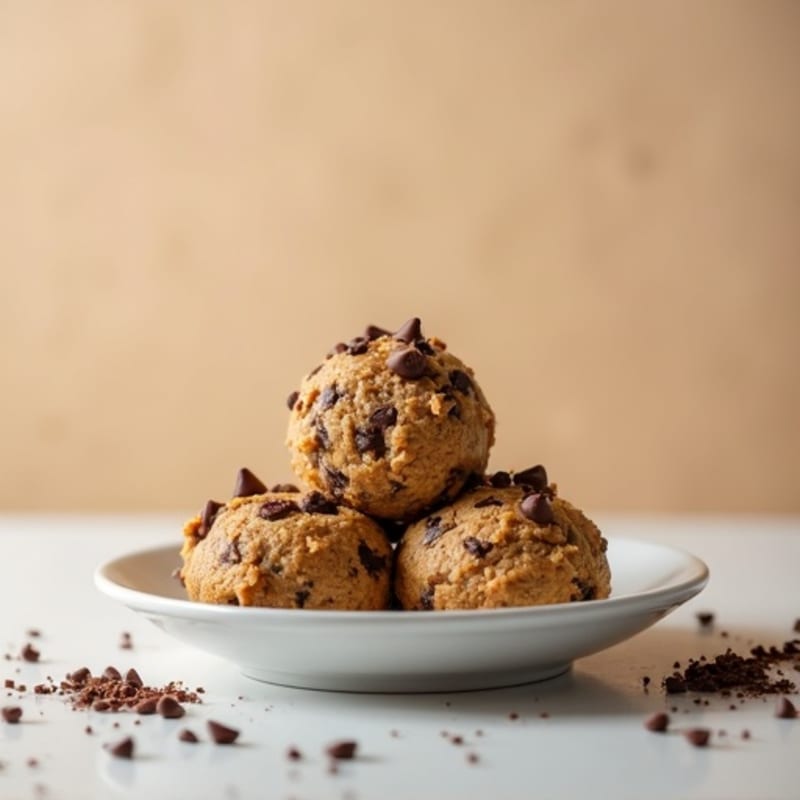 Healthy Edible Single Serve Chocolate Chip Cookie Dough
