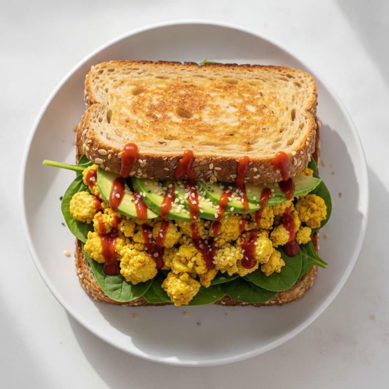 Savory Plant-Based Egg Sandwich
