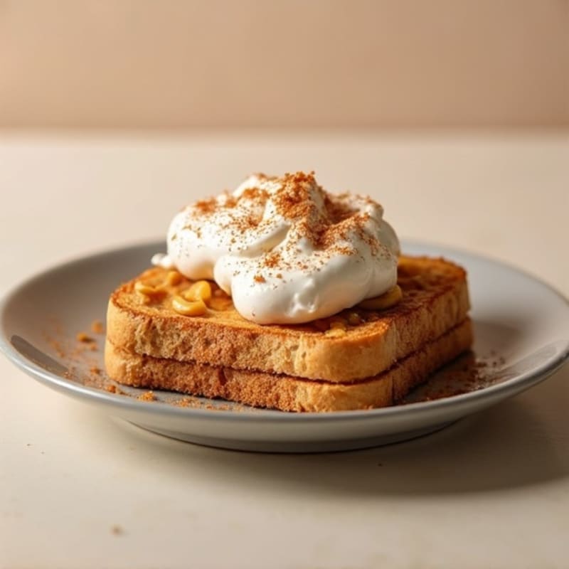 Peanut Butter Protein Fluff Toast