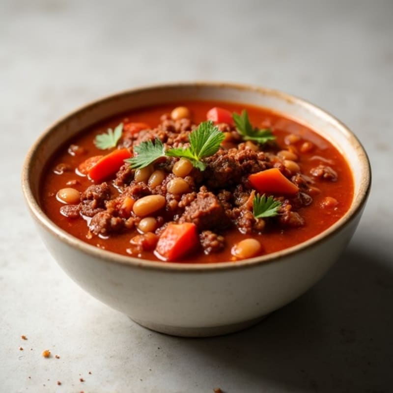 Hearty Lean Beef and Bean Chili