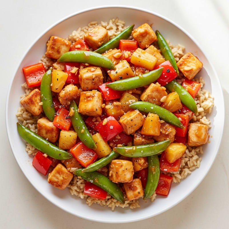 Sweet and Sour Chicken Stir-Fry