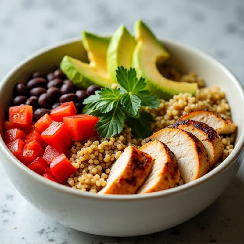 Healthy Black Bean Burrito Bowl