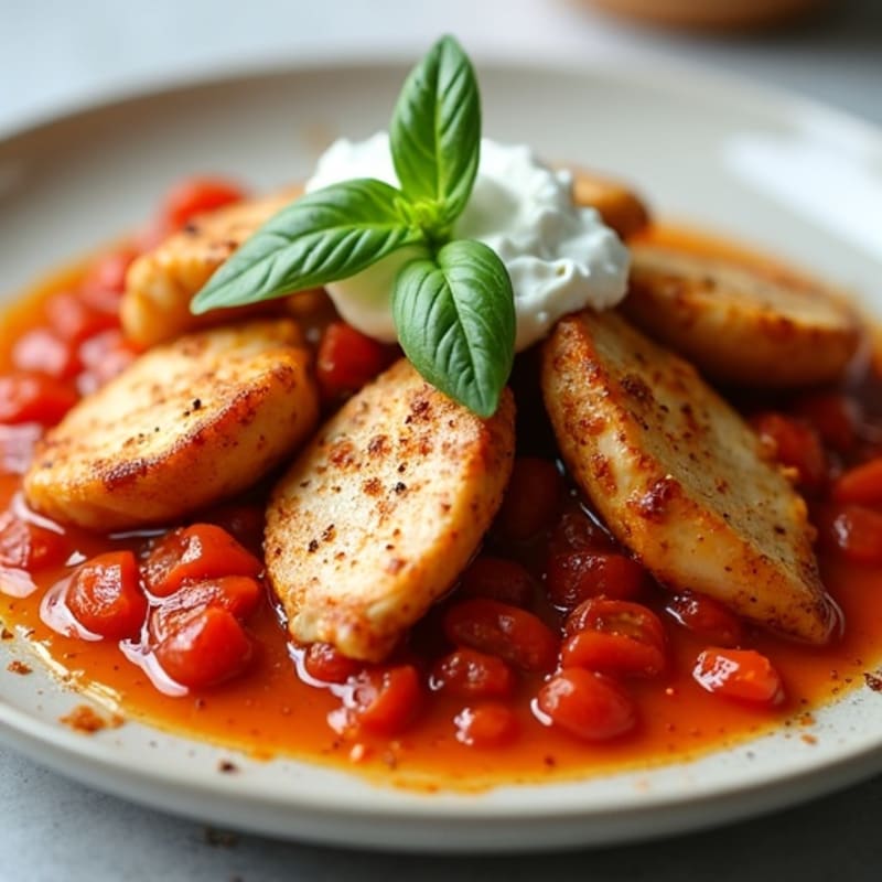 Spiced Chicken in Creamy Tomato Sauce