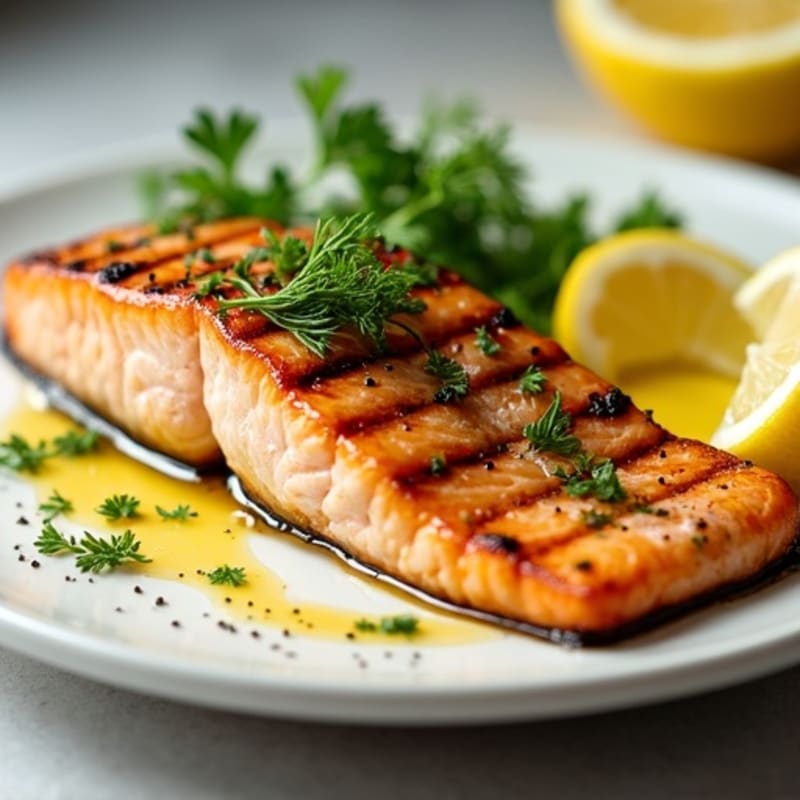 Citrus-Herb Grilled Salmon with Fresh Herbs