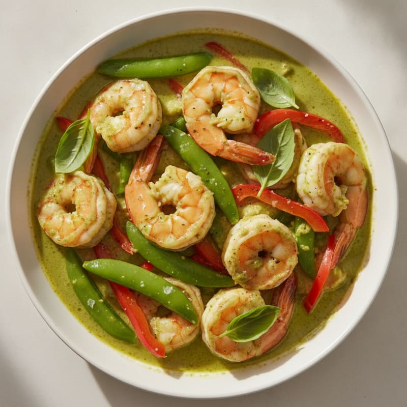Thai Green Curry Prawns
