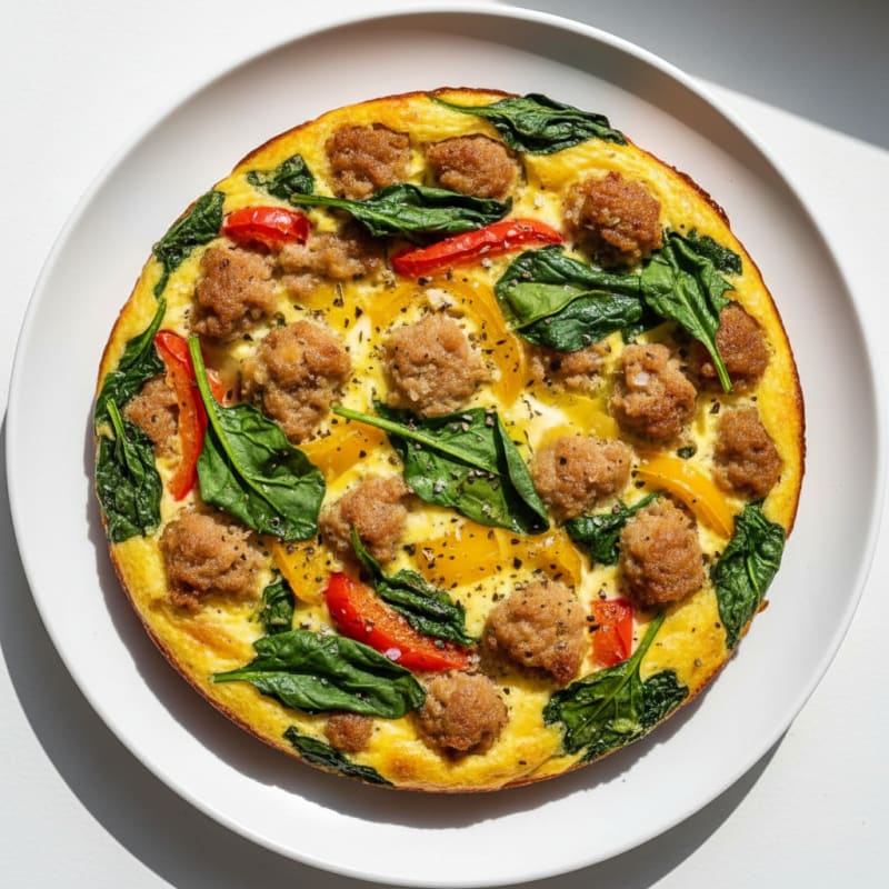 Savory Egg and Turkey Sausage Bake