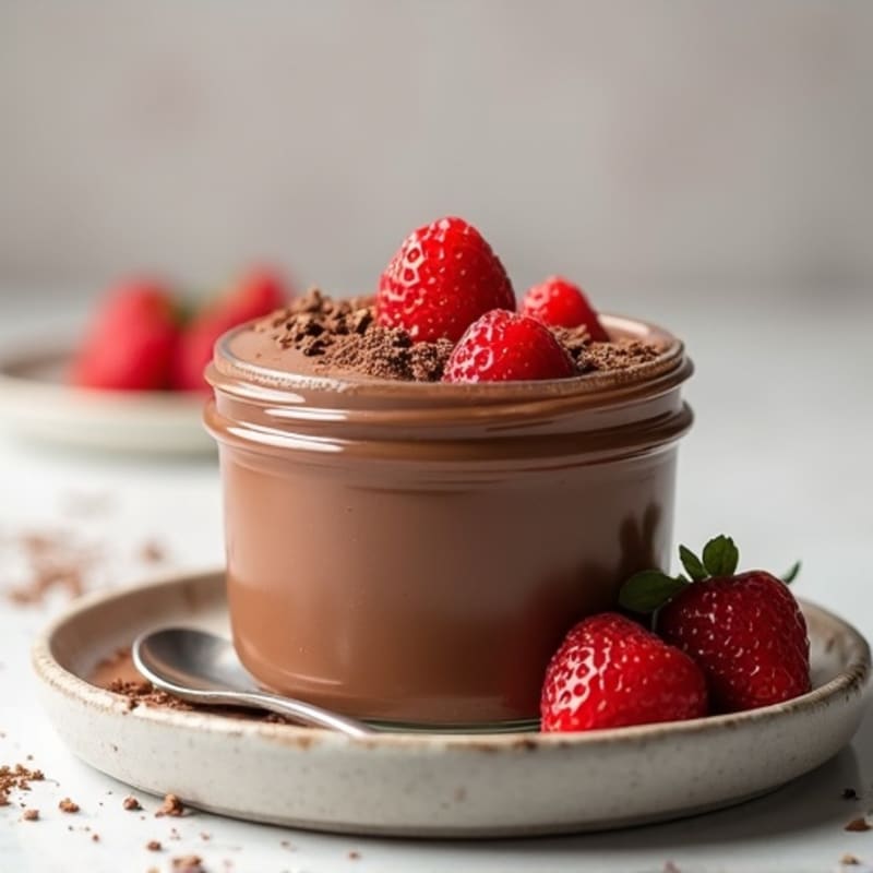 Silky Chocolate Protein Pudding