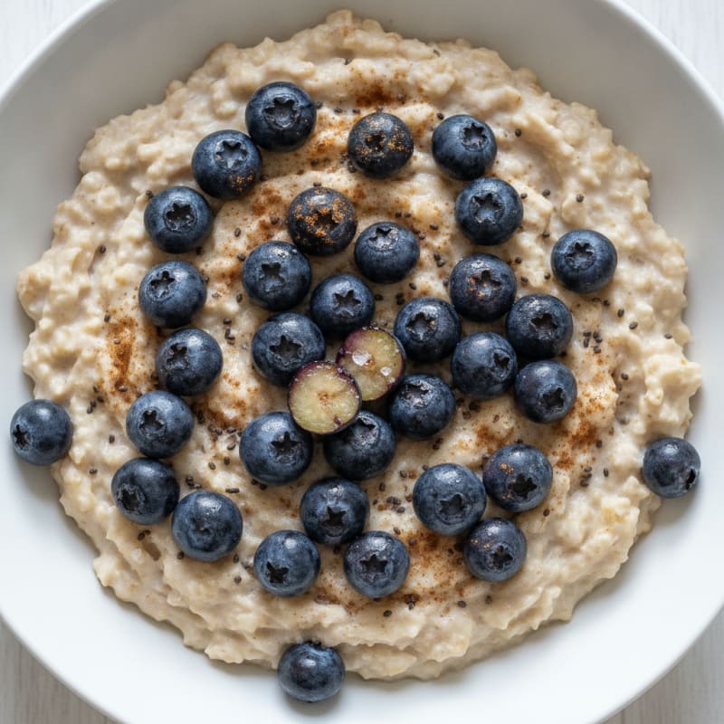 Vanilla Berry High-Protein Overnight Oats