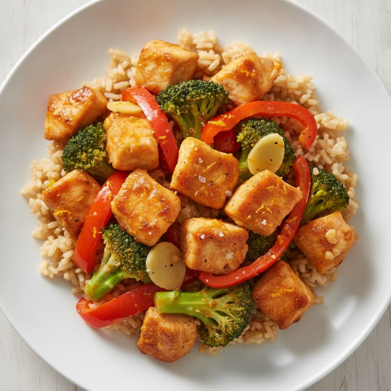 Orange Glazed Chicken Stir-Fry