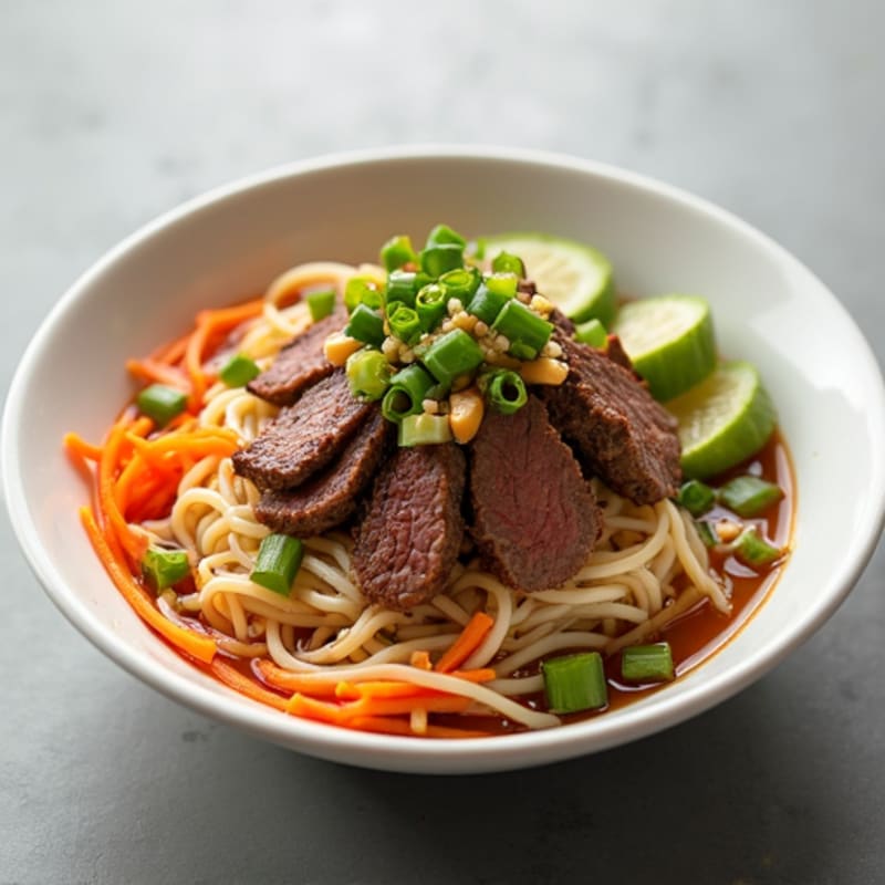 Ginger-Lemongrass Beef Noodle Bowl