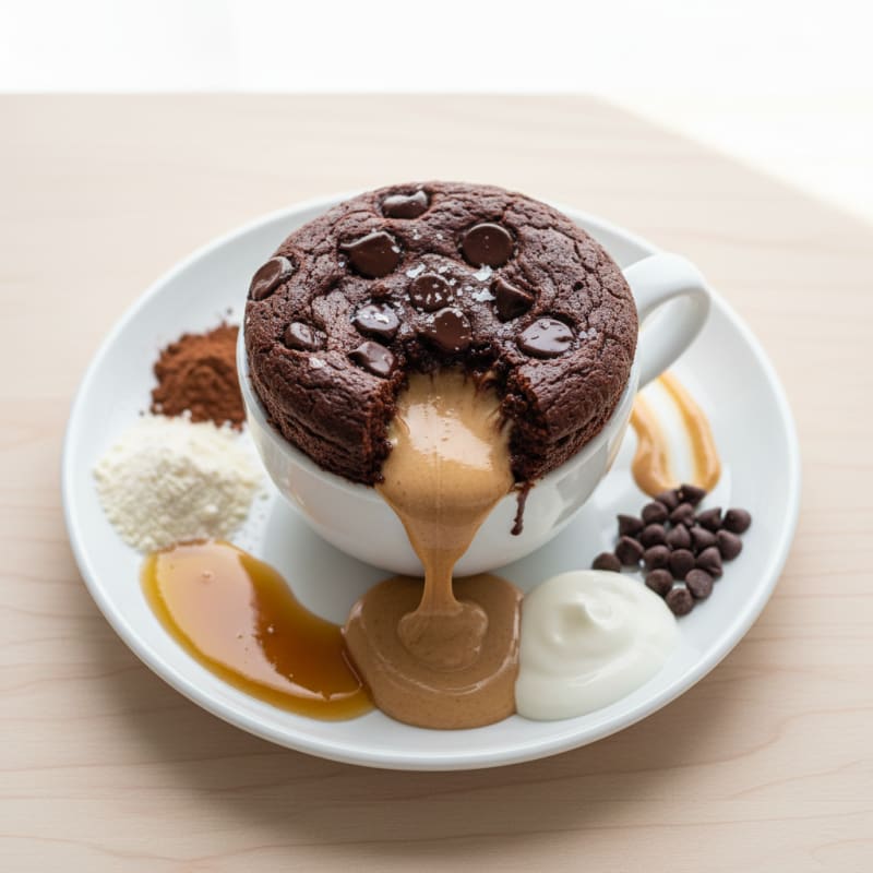 Decadent Chocolate Protein Mug Cake