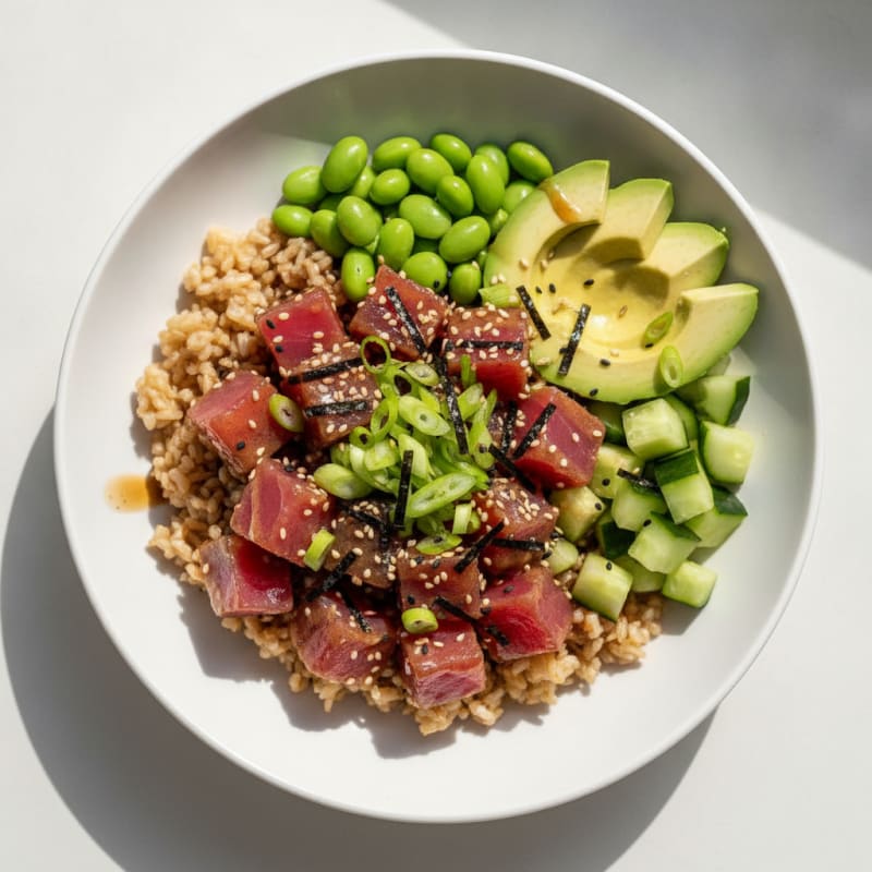 Hawaiian Ahi Tuna Poke Bowl