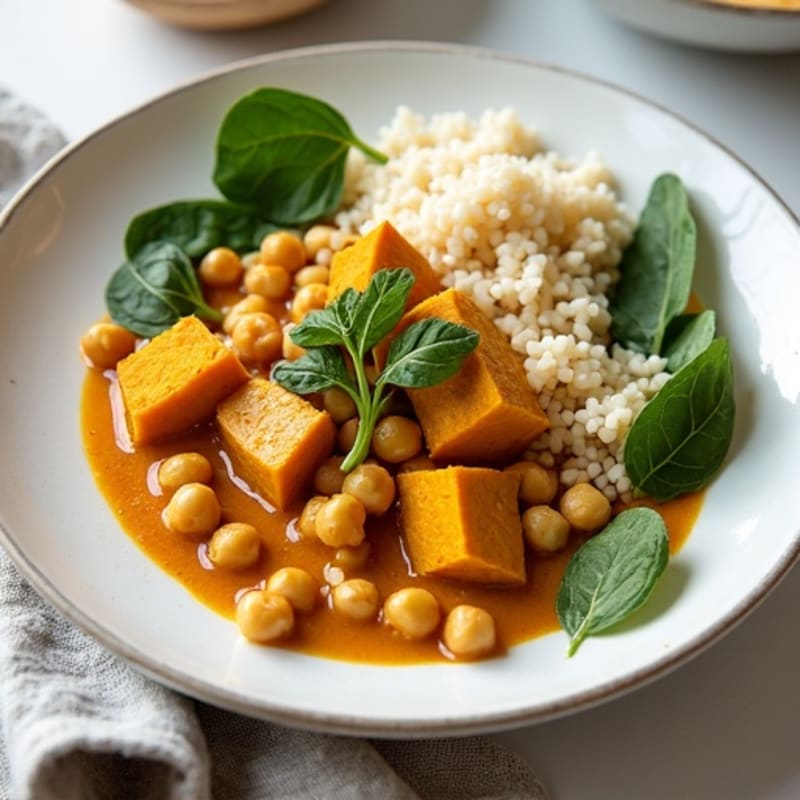Creamy Sweet Potato Pumpkin Coconut Curry