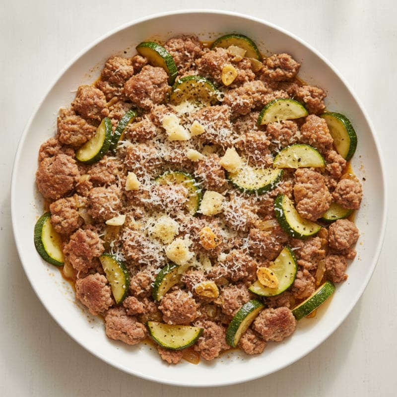 Ground Veal Savory Skillet