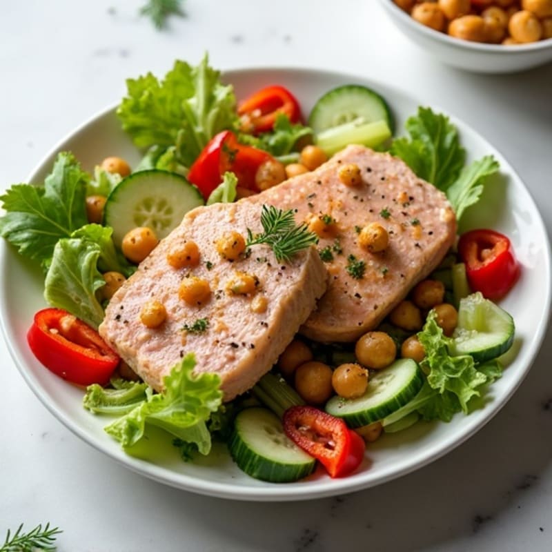 Herb-Citrus Wild Tuna Salad with Crunchy Vegetables