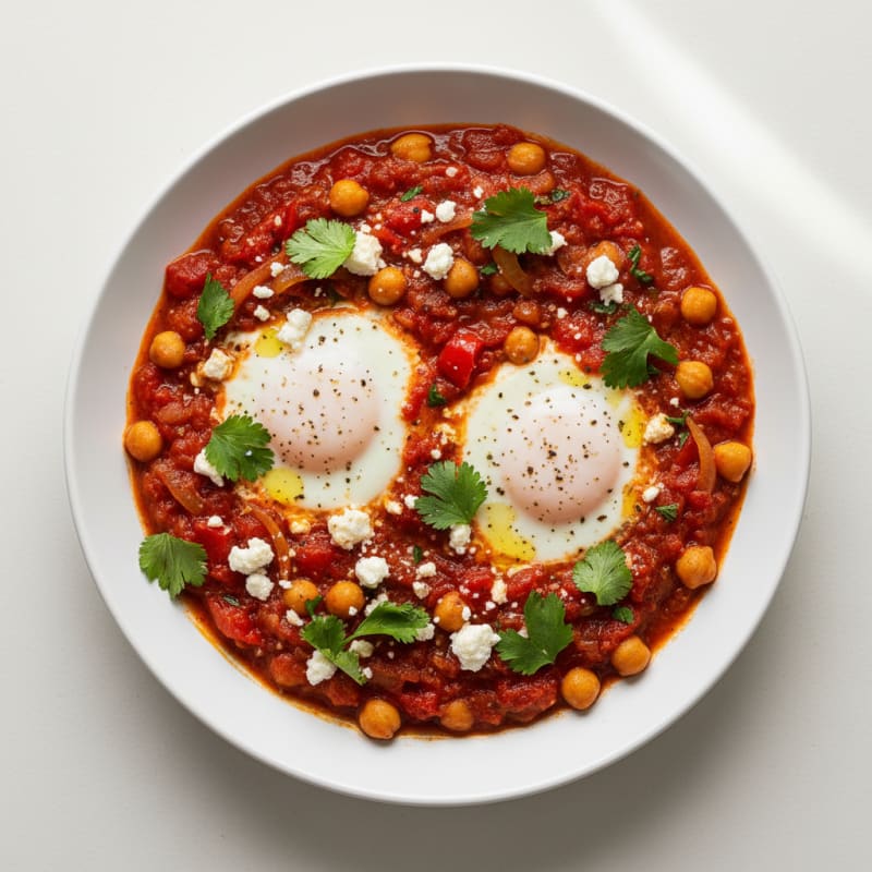 Shakshuka with Feta and Herbs